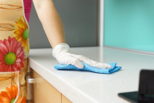 Detailed deep cleaning of a bathroom sink