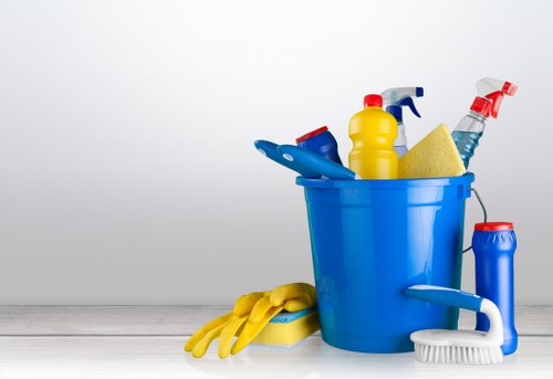 Sanitized bathroom after end of tenancy cleaning